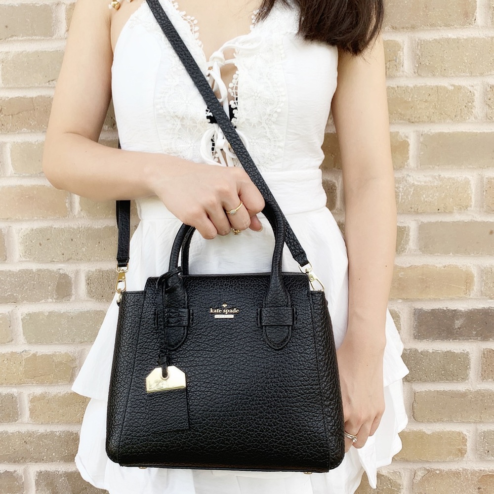 ‼️SALE‼️ Kate spade black satchel bag Crossbody - Picture 4 of 4